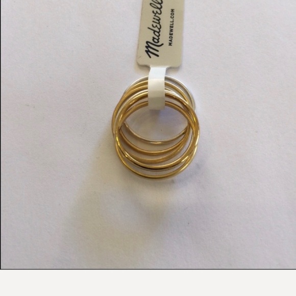Madewell delicate stacking ring set - Picture 7 of 8